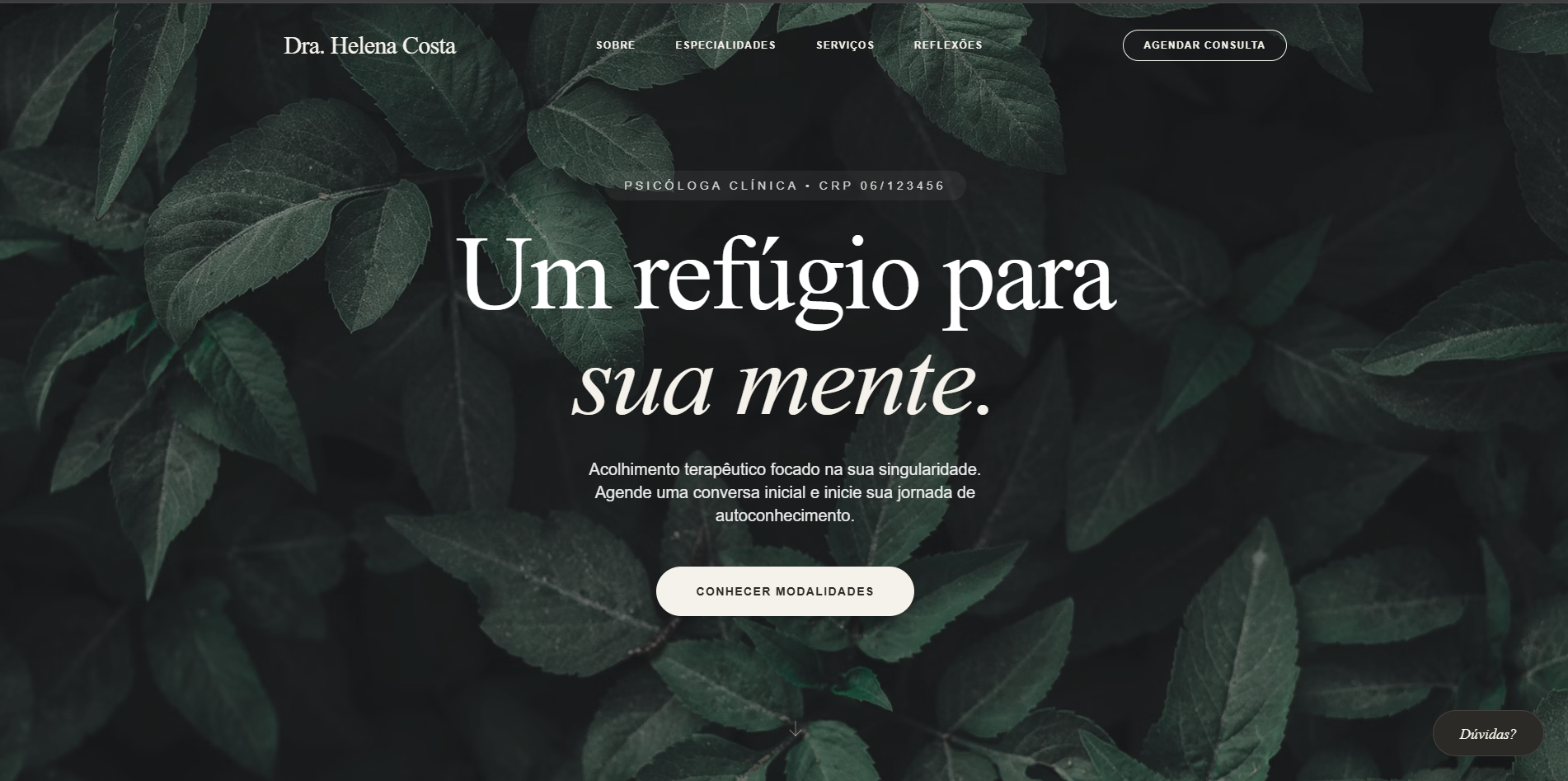 Logo do projeto A Landing Page Perfeita para uma Psicóloga